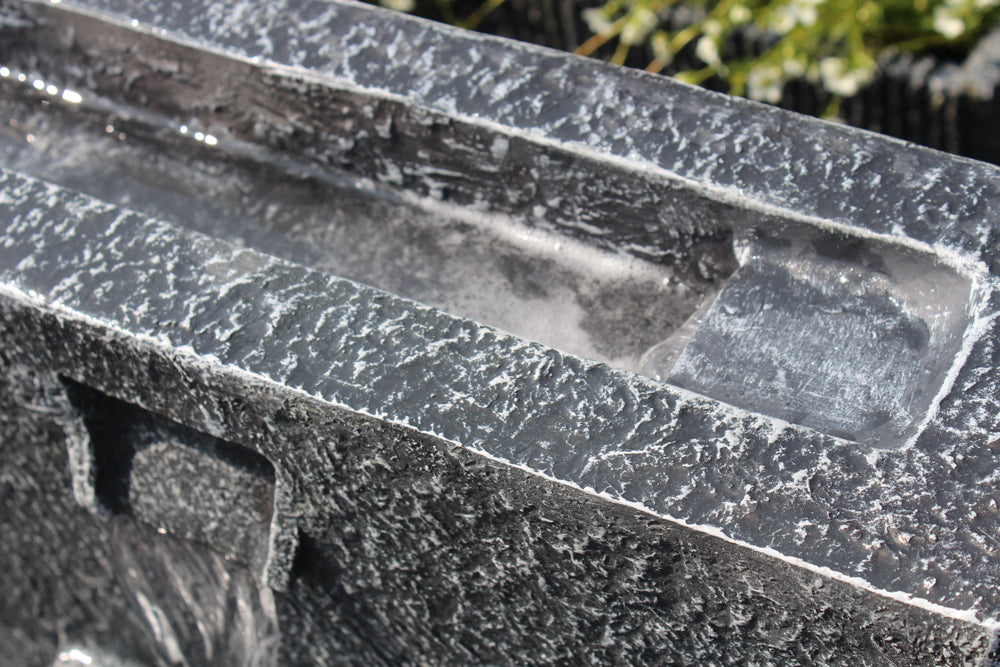 Springbrunnen "Grada" Bepflanzbar mit LED Beleuchtung, Wasserfall Gartenbrunnen Kaskade Terrassenbrunnen