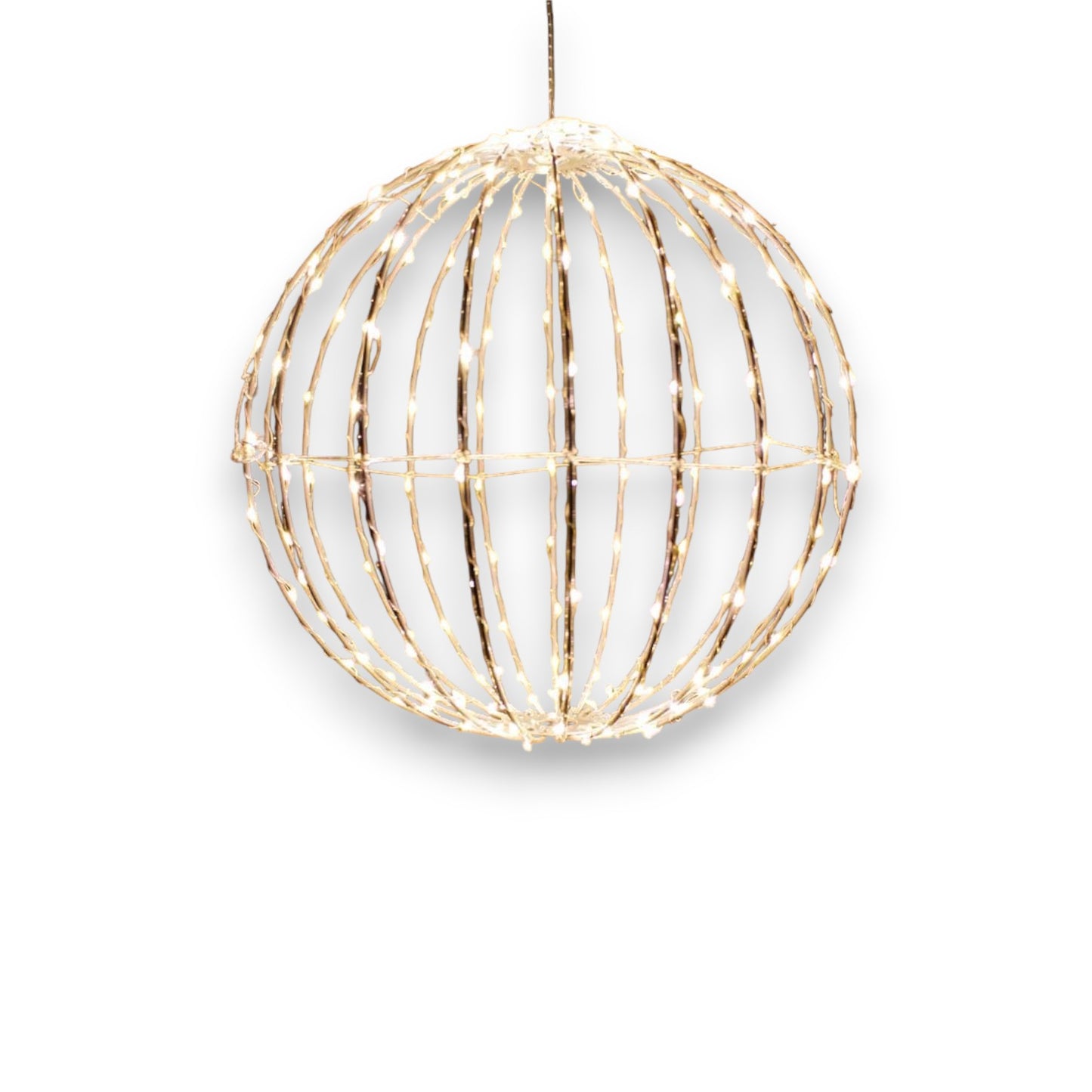 LED Leuchtkugel 30 cm faltbar Weihnachtsbeleuchtung LED Ball 200 LED