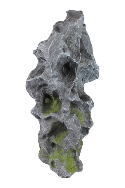 Künstlicher Gartenfelsen in Ozeanfindling-Optik Deko für Garten & Teich Gartenstein Steinskulptur aus Polyresin