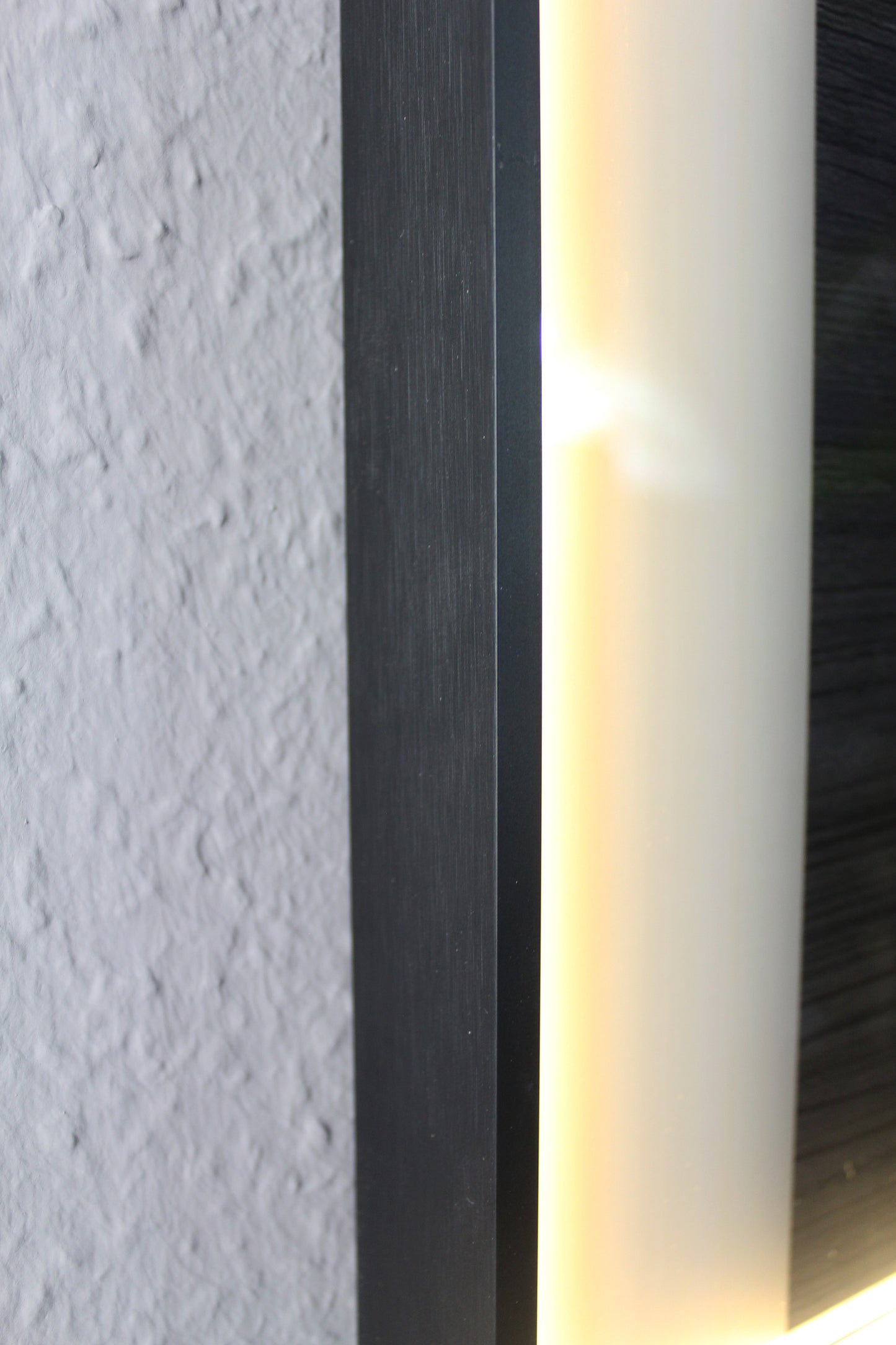 LED Wandbild Tänzerin Glas mit Beleuchtung – Modernes Lichtbild mit warmweißer LED, Fernbedienung, USB, 50×140 cm WD009