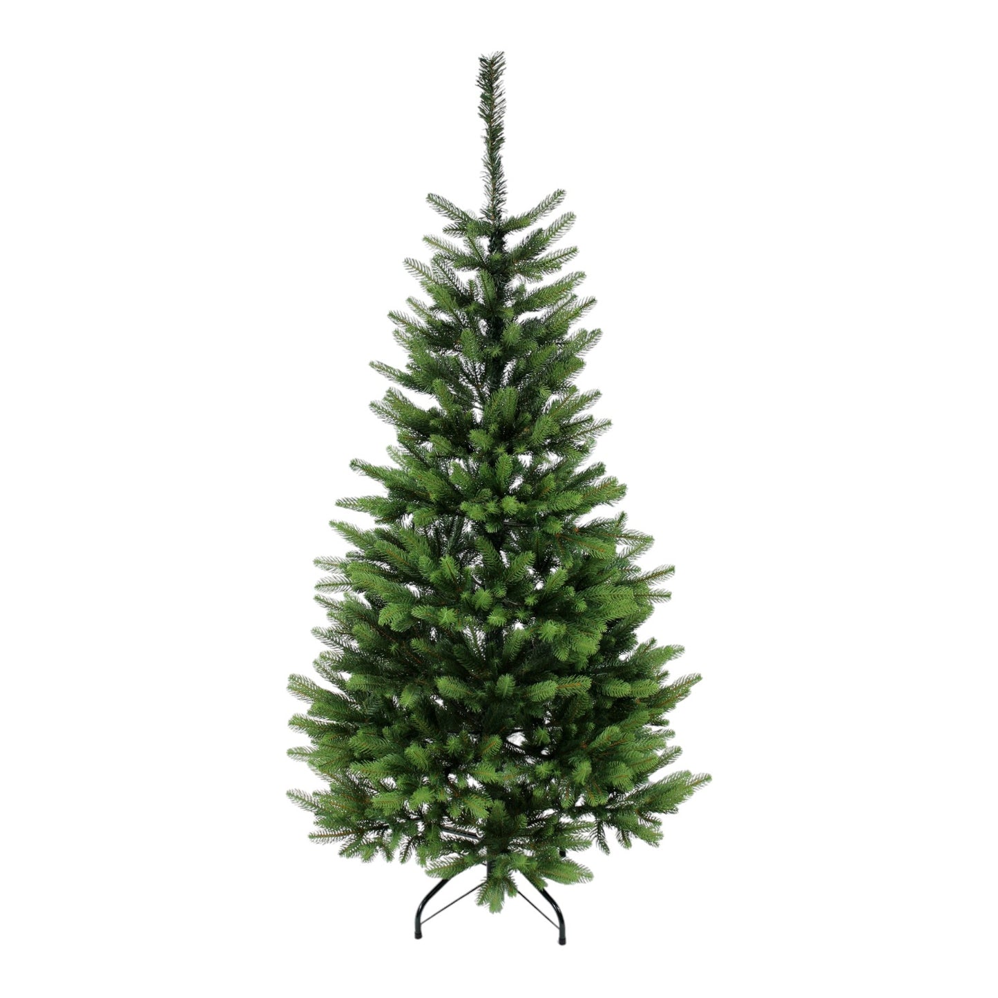 Künstlicher Weihnachtsbaum Premium voll Spritzguss mit Metallständer klappbar