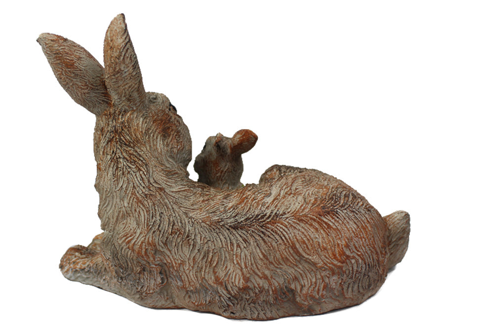 Gartenfigur Kaninchen Familie TF203 21x 15 cm Tierfigur