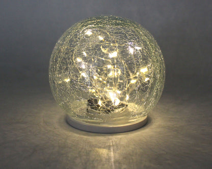 Solar Hängelampe & Tischlampe Leuchtkugel 2er Set Solarlampe 15 cm Boho-Stil mit hochwertigem Glas mit Jute Netz Gartendeko warmweiß