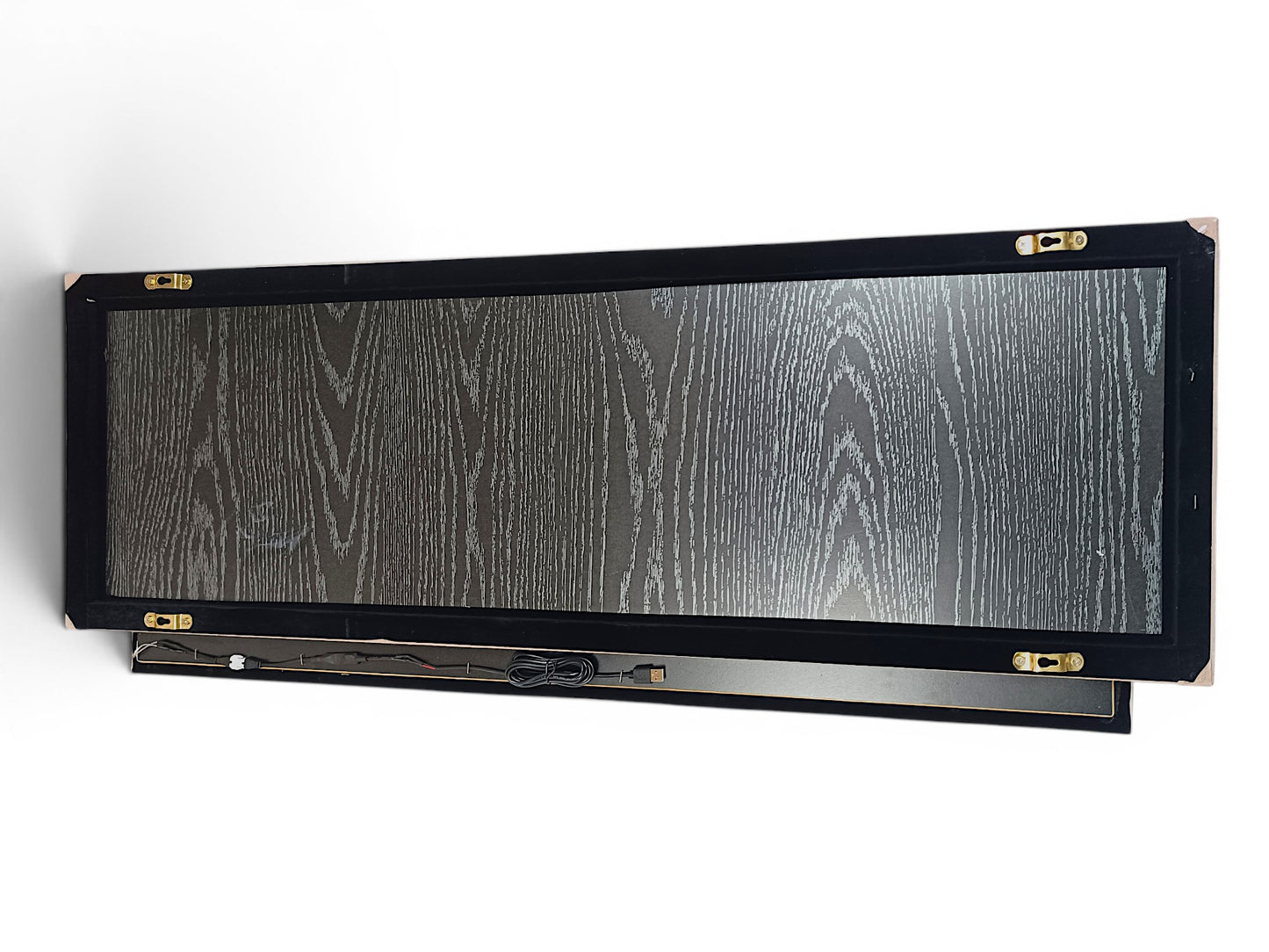 LED Wandbild 115x44 cm beleuchtet Muschel Beige Wanddekoration Dekolicht