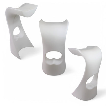 Moderner Barhocker mit LED Beleuchtung Akku kabellos Farbwechsel Barstuhl Bar Möbel 78cm