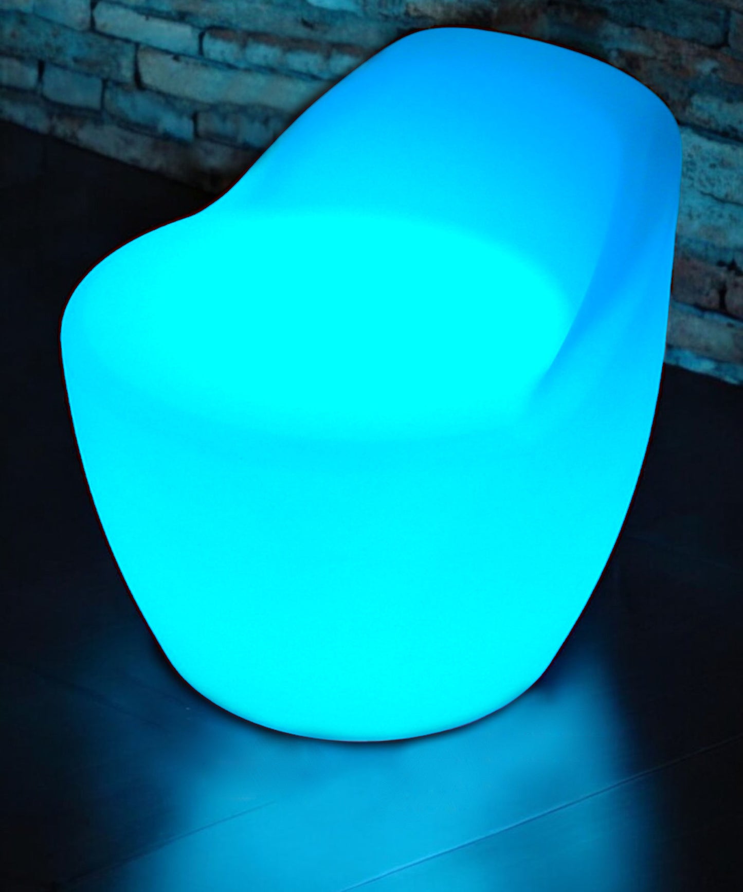 Cocktailsessel mit LED Beleuchtung Sessel Lounge Bar Möbel mit Akku 54 cm PL605 Leuchtsitz