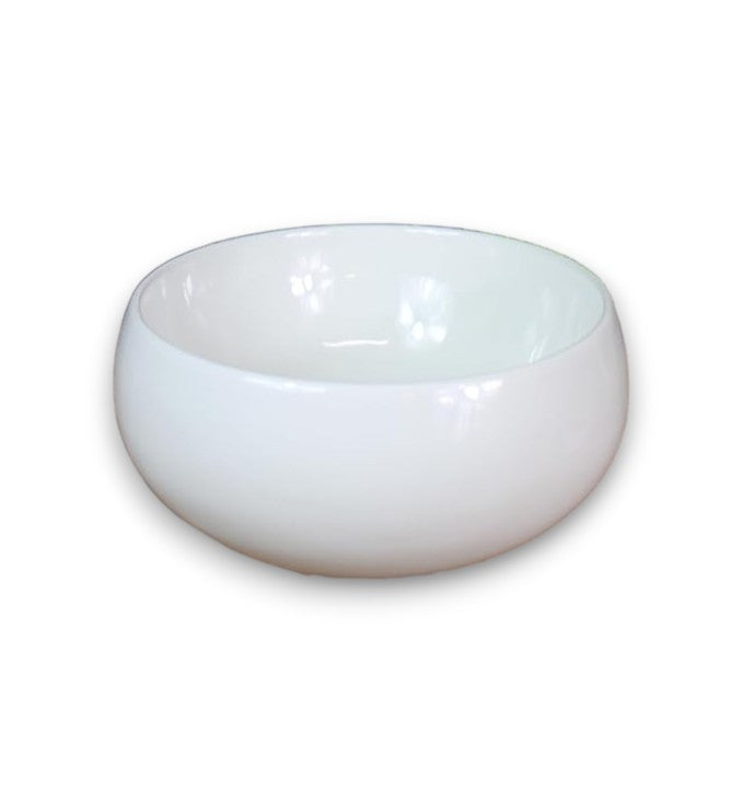 Aufsatzwaschbecken Rund 31 x 31 x 16 cm modern Weiß Keramik Waschbecken