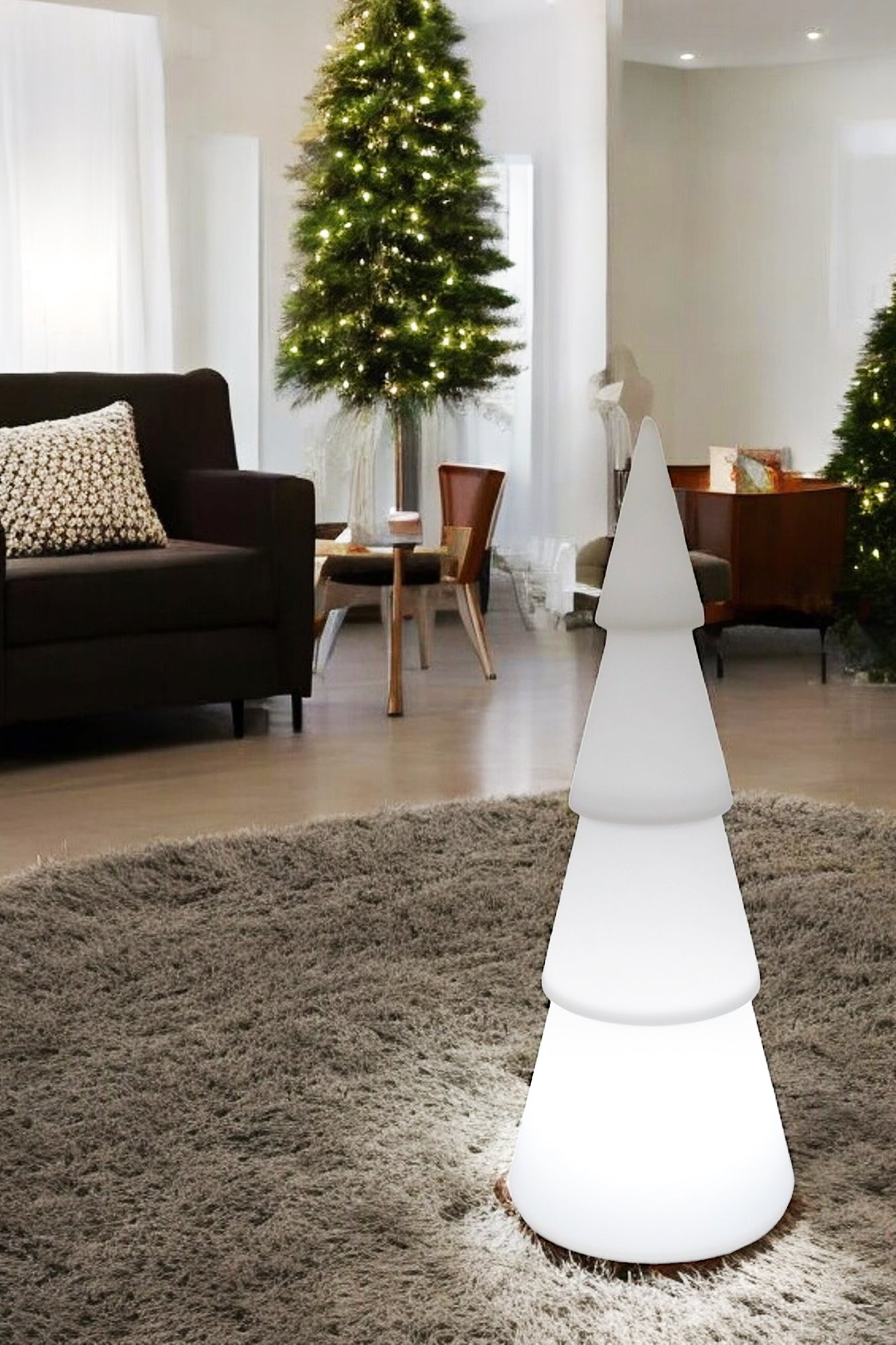 LED Stehlampe Weihnachtsbaum 77 cm RGB Dekoleuchte moderner Weihnachtsbaum Lampe mit Fernbedienung