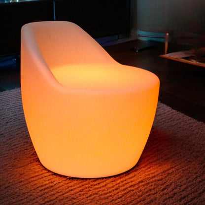 Cocktailsessel mit LED Beleuchtung Sessel Lounge Bar Möbel mit Akku 54 cm PL605 Leuchtsitz