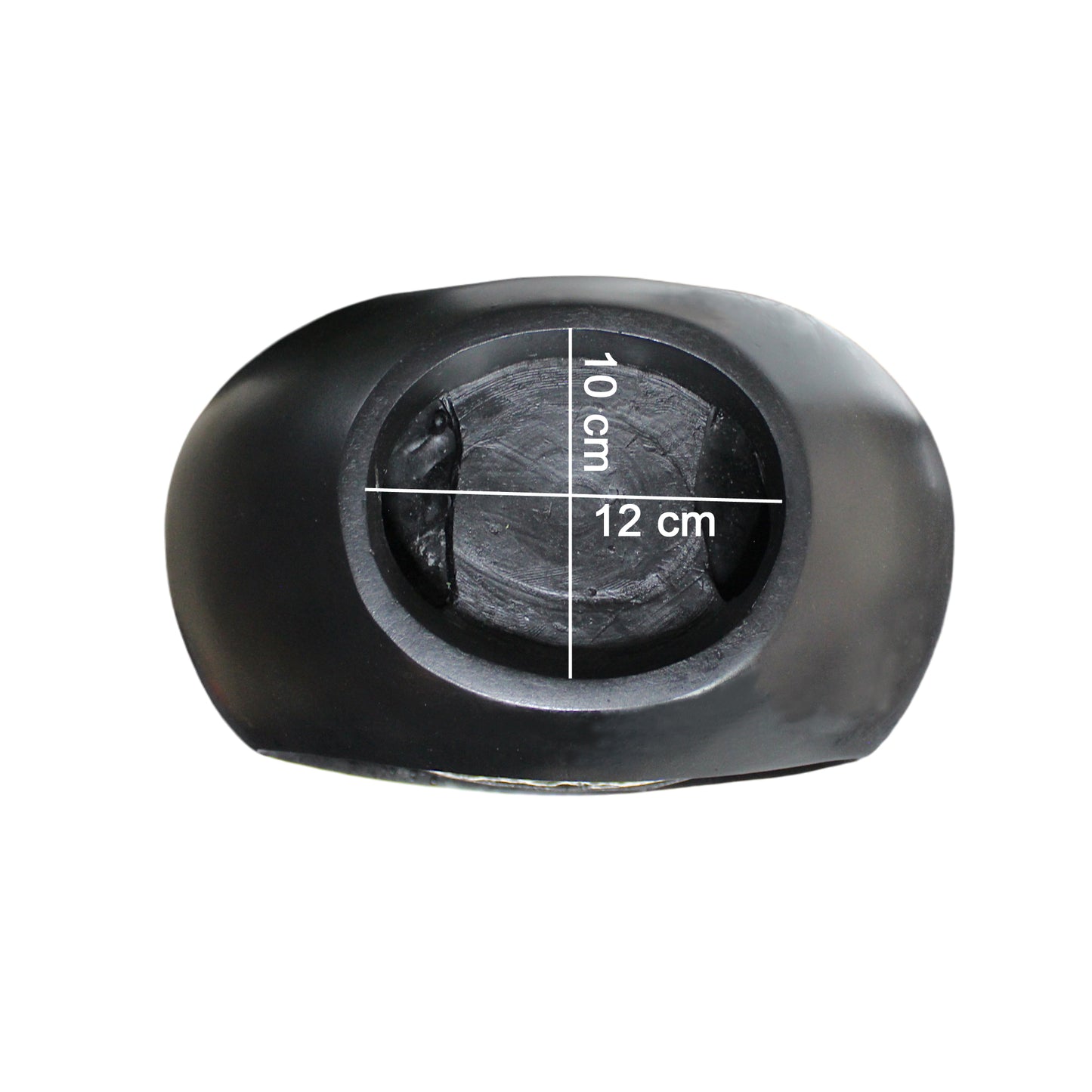 Zimmerbrunnen Blumenvase schwarz BK915 mit LED Beleuchtung Tischbrunnen Vase modern Brunnen Wasserspiel 29 x 30 cm