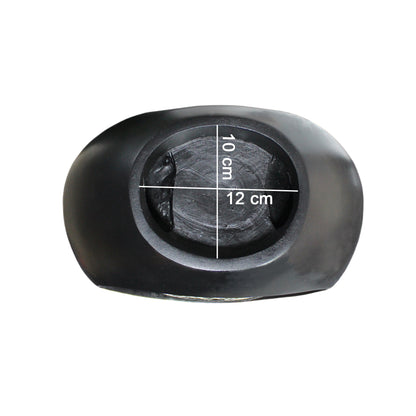 Zimmerbrunnen Blumenvase schwarz BK915 mit LED Beleuchtung Tischbrunnen Vase modern Brunnen Wasserspiel 29 x 30 cm