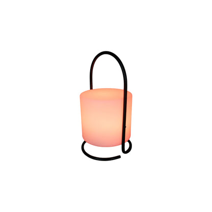 LED Akku Tischlampe mit Fernbedienung Farbwechsel kabellos Dekoleuchte USB