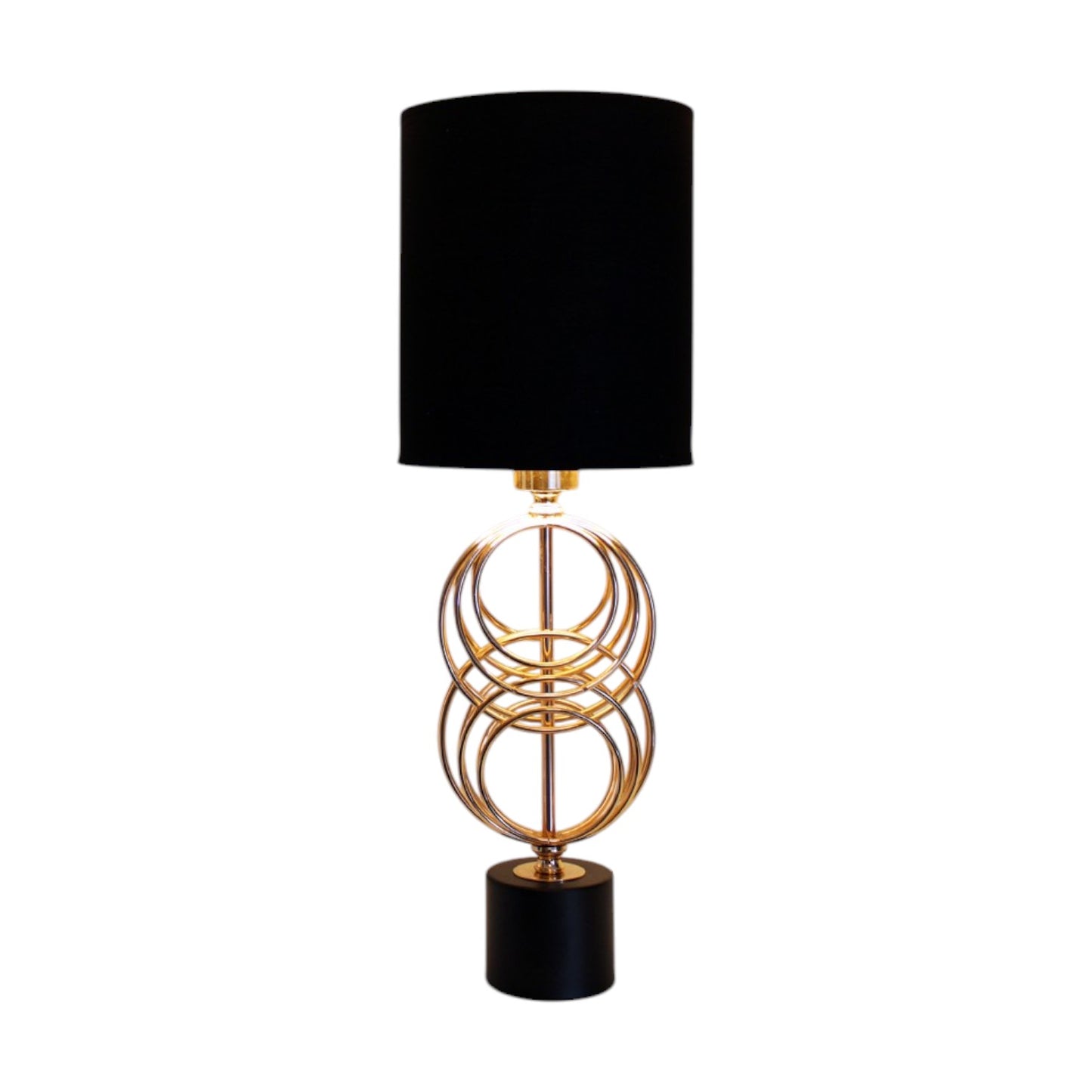 Tischlampe Kupfer farben Designlampe 60cm Tischleuchte