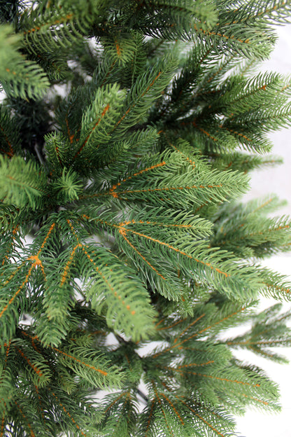 Künstlicher Weihnachtsbaum Premium voll Spritzguss mit Metallständer klappbar
