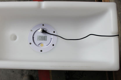 Großer LED Blumenkübel beleuchtet RGB mit Fernbedienung Pflanzkübel modern Blumentopf Akku und Netzkabel