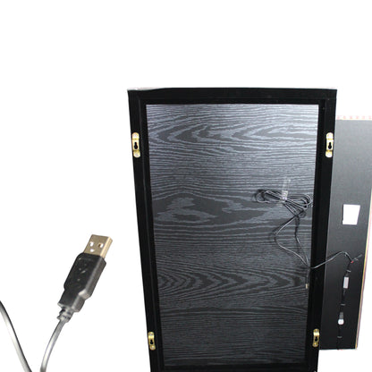 LED Wandbild mit indirekter Beleuchtung, modernes Wandbild mit Licht, USB, Fernbedienung, 60×80 cm WD005