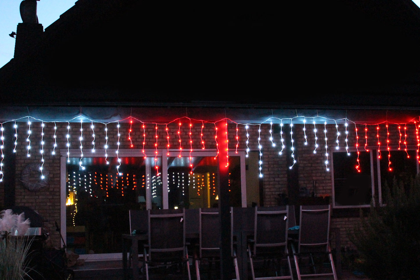 LED Lichterkette Eisregen RGB+W 212 Smart LED Snowfall