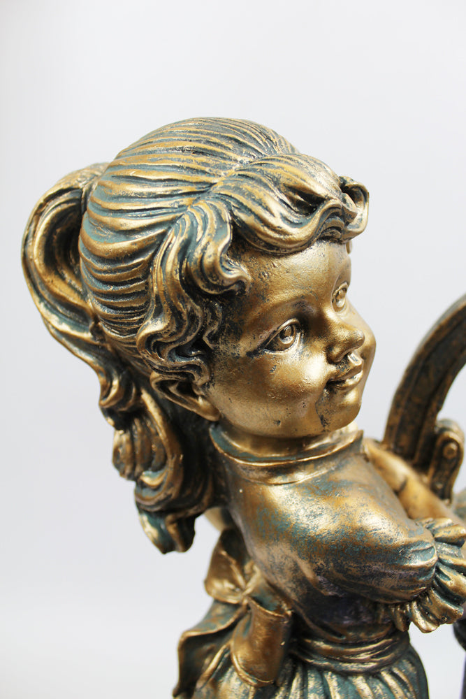 Gartenbrunnen Heidi mit Gänse Springbrunnen Brunnen