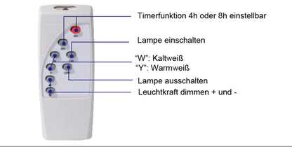 Solar Sockelleuchte schwarz Aluminium Glas Außenleuchte kabellos mit Fernbedienung Gartenleuchte