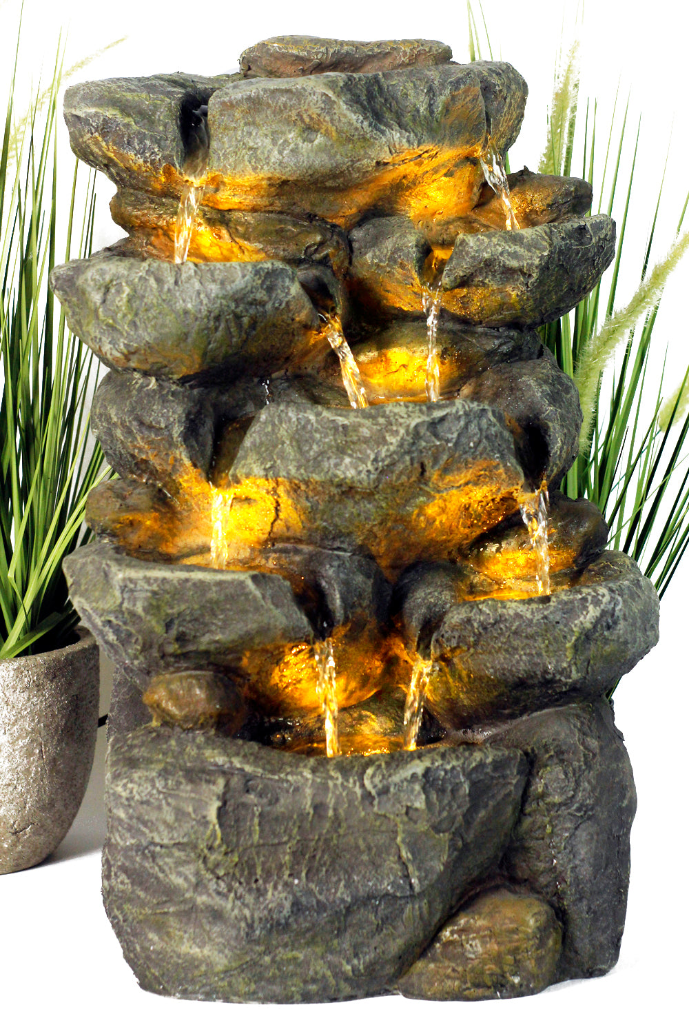 Springbrunnen Victoria BK802 Zimmerbrunnen Gartenbrunnen In und Outdoor mit Beleuchtung
