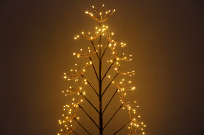 LED Baum elegance Feuerwerk Kupfer Leuchtbaum warmweiß Dekoleuchte